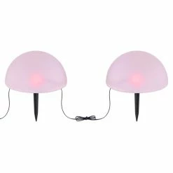 Globo Solarleuchte LED Schwarz, 5-flammig, Farbwechsler -Günstiges Solarleuchten Geschäft globo solarleuchte 33980rgb 3