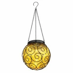 Globo Solarleuchte LED Schwarz, 15-flammig