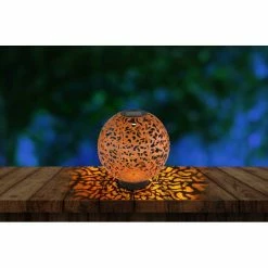 Globo Solarleuchte LED Schwarz, 1-flammig