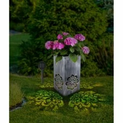 Globo Solarleuchte LED Silber, 1-flammig