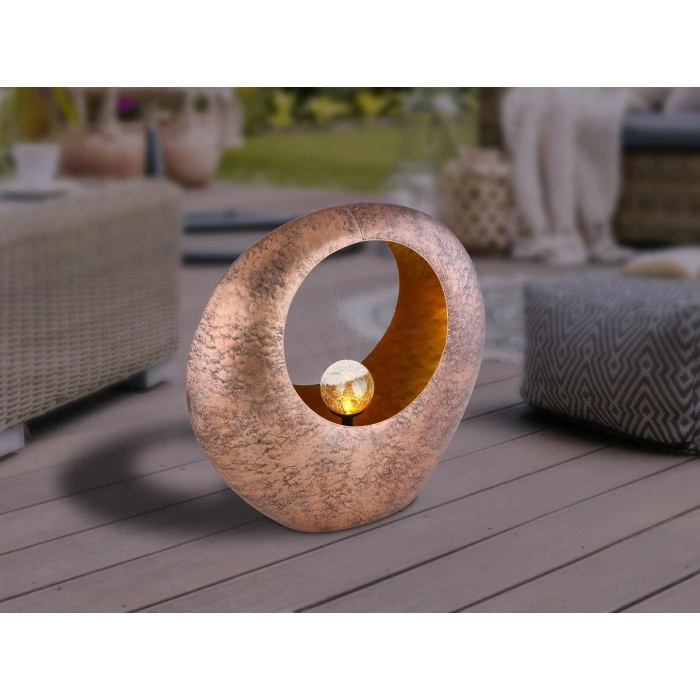 Globo Solarleuchte LED Messing, 1-flammig 3 Globo Solarleuchte LED Messing, 1-flammig