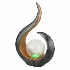 Globo Solarleuchte LED Schwarz-Gold, 1-flammig, Farbwechsler -Günstiges Solarleuchten Geschäft globo solarleuchte 36530 3