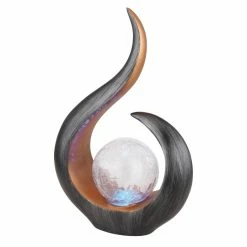 Globo Solarleuchte LED Schwarz-Gold, 1-flammig, Farbwechsler -Günstiges Solarleuchten Geschäft globo solarleuchte 36530 4