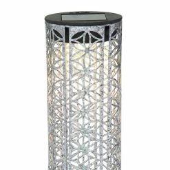 Globo Solarleuchte LED Silber, 1-flammig 12 Globo Solarleuchte LED Silber, 1-flammig -Günstiges Solarleuchten Geschäft globo solarleuchte 36553 3