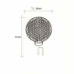 Globo Solarleuchte LED Silber, 2-flammig 13 Globo Solarleuchte LED Silber, 2-flammig -Günstiges Solarleuchten Geschäft globo solarleuchte 36601 5