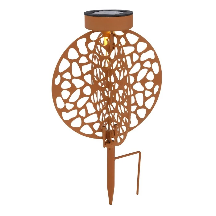 Globo Solarleuchte LED Rostfarben, 1-flammig 3 Globo Solarleuchte LED Rostfarben, 1-flammig