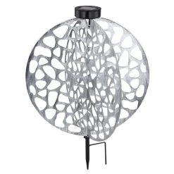 Globo Solarleuchte LED Silber, 1-flammig -Günstiges Solarleuchten Geschäft globo solarleuchte 36606 2