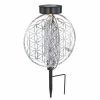 Globo Solarleuchte LED Silber, 1-flammig 1 Globo Solarleuchte LED Silber, 1-flammig -Günstiges Solarleuchten Geschäft globo solarleuchte 36607 0