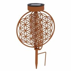 Globo Solarleuchte LED Rostfarben, 1-flammig -Günstiges Solarleuchten Geschäft globo solarleuchte 36607r 2