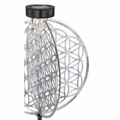 Globo Solarleuchte LED Silber, 1-flammig 8 Globo Solarleuchte LED Silber, 1-flammig -Günstiges Solarleuchten Geschäft globo solarleuchte 36608 2
