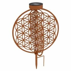 Globo Solarleuchte LED Rostfarben, 1-flammig -Günstiges Solarleuchten Geschäft globo solarleuchte 36608r 2