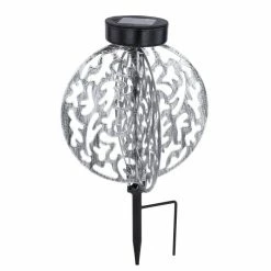 Globo Solarleuchte LED Silber, 1-flammig -Günstiges Solarleuchten Geschäft globo solarleuchte 36610 2