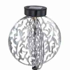Globo Solarleuchte LED Silber, 1-flammig -Günstiges Solarleuchten Geschäft globo solarleuchte 36610 3