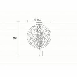 Globo Solarleuchte LED Silber, 1-flammig -Günstiges Solarleuchten Geschäft globo solarleuchte 36611 3