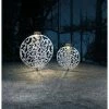 Globo Solarleuchte LED Silber, 1-flammig -Günstiges Solarleuchten Geschäft globo solarleuchte 36612 0