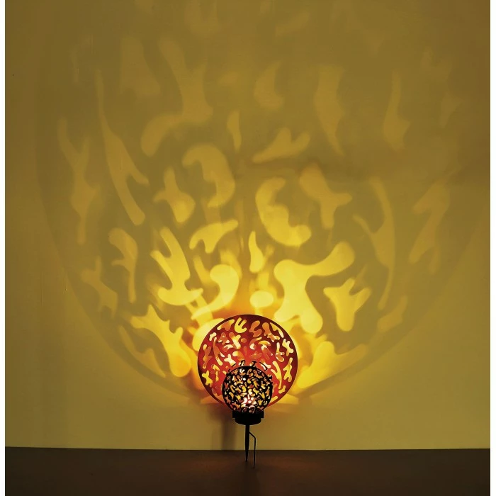 Globo Solarleuchte LED Schwarz, 2-flammig 8 Globo Solarleuchte LED Schwarz, 2-flammig – Bild 6