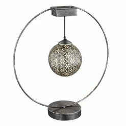 Globo Solarleuchte LED Schwarz, Altsilber, 1-flammig 8 Globo Solarleuchte LED Schwarz, Altsilber, 1-flammig -Günstiges Solarleuchten Geschäft globo solarleuchte 36618 1