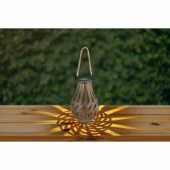 Globo Solarleuchte LED Braun, 1-flammig