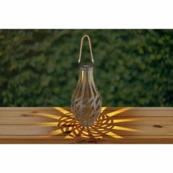 Globo Solarleuchte LED Braun, 1-flammig