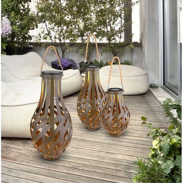 Globo Solarleuchte LED Braun, 1-flammig 6 Globo Solarleuchte LED Braun, 1-flammig – Bild 4