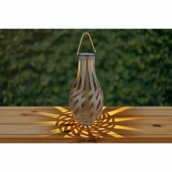 Globo Solarleuchte LED Braun, 1-flammig