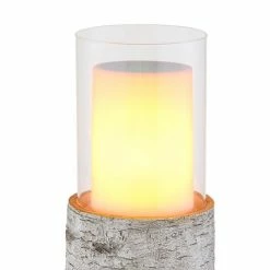 Globo Solarleuchte LED Holz hell, 12-flammig -Günstiges Solarleuchten Geschäft globo solarleuchte 36653 2