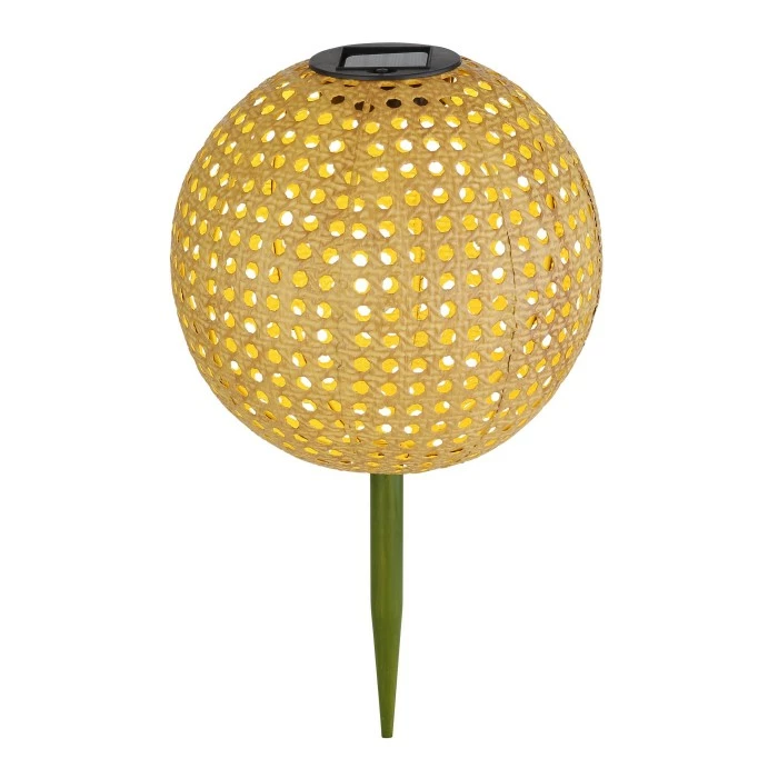 Globo Solarleuchte LED Braun, 1-flammig 4 Globo Solarleuchte LED Braun, 1-flammig – Bild 2