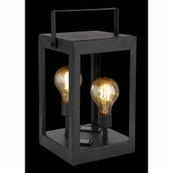 Globo Solarleuchte LED Schwarz, 2-flammig -Günstiges Solarleuchten Geschäft globo solarleuchte 36700 6