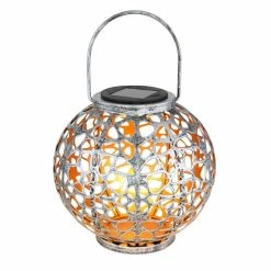 Globo Solarleuchte LED Silber, 1-flammig -Günstiges Solarleuchten Geschäft globo solarleuchte 36740 2