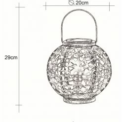 Globo Solarleuchte LED Silber, 1-flammig -Günstiges Solarleuchten Geschäft globo solarleuchte 36740 6
