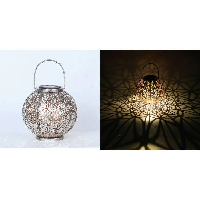 Globo Solarleuchte LED Silber, 1-flammig 3 Globo Solarleuchte LED Silber, 1-flammig