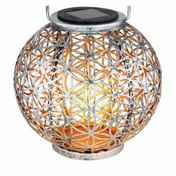 Globo Solarleuchte LED Silber, 1-flammig 11 Globo Solarleuchte LED Silber, 1-flammig -Günstiges Solarleuchten Geschäft globo solarleuchte 36741 3