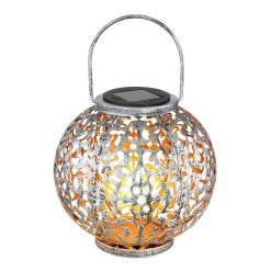 Globo Solarleuchte LED Silber, 1-flammig -Günstiges Solarleuchten Geschäft globo solarleuchte 36742 2