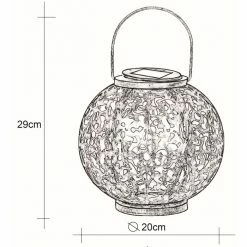 Globo Solarleuchte LED Silber, 1-flammig -Günstiges Solarleuchten Geschäft globo solarleuchte 36742 6