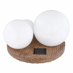 Globo Solarleuchte LED Grau, 3-flammig -Günstiges Solarleuchten Geschäft globo solarleuchte 36852 3