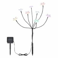 Globo Solarleuchte LED Schwarz, 8-flammig -Günstiges Solarleuchten Geschäft globo solarleuchte 391462 2