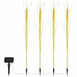 Globo Solarleuchte SOLAR ÄHRE LED Schwarz, 40-flammig -Günstiges Solarleuchten Geschäft globo solarleuchte solar aehre 336042 1