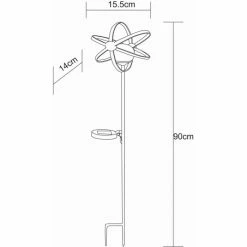 Globo SPHERO Solarleuchte LED Rostfarben, 1-flammig -Günstiges Solarleuchten Geschäft globo sphero solarleuchte 333992 6