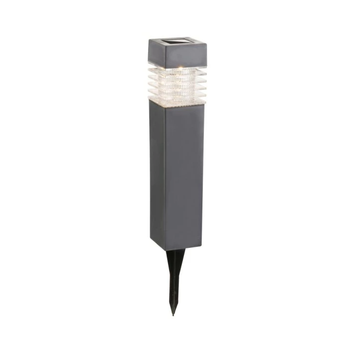 Globo STOEP 4er-Set Solar-Wegeleuchten LED Grau, 1-flammig 3 Globo STOEP 4er-Set Solar-Wegeleuchten LED Grau, 1-flammig