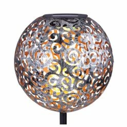 Globo SUNI Solarleuchte LED Silber, 1-flammig 15 Globo SUNI Solarleuchte LED Silber, 1-flammig -Günstiges Solarleuchten Geschäft globo suni solarleuchte 33743 5