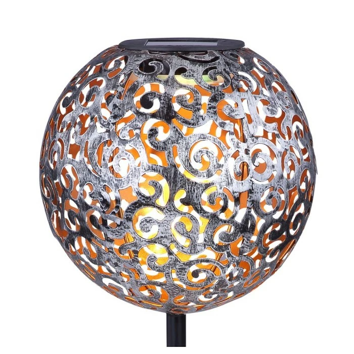 Globo SUNI Solarleuchte LED Silber, 1-flammig 8 Globo SUNI Solarleuchte LED Silber, 1-flammig – Bild 6
