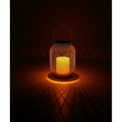 Globo ULLI Solarleuchte LED Wei&szlig;, 1-flammig -Günstiges Solarleuchten Geschäft globo ulli solarleuchte 33542 4