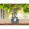 Globo Gobo BUDDHA Solarleuchte LED Grau, Bronze, 1-flammig -Günstiges Solarleuchten Geschäft gobo buddha solarleuchte 33569 0