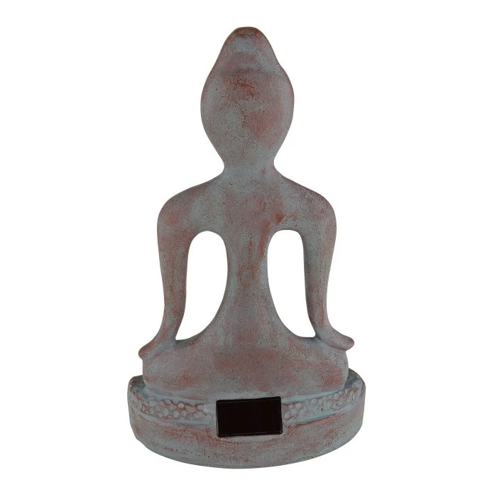 Globo Gobo BUDDHA Solarleuchte LED Grau, Bronze, 1-flammig 7 Globo Gobo BUDDHA Solarleuchte LED Grau, Bronze, 1-flammig – Bild 5