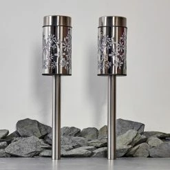 Hofstein Gorizia Solarleuchte LED Edelstahl, 2-flammig, Farbwechsler 28 Hofstein Gorizia Solarleuchte LED Edelstahl, 2-flammig, Farbwechsler -Günstiges Solarleuchten Geschäft gorizia solarleuchte h3371442 11