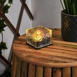 Hofstein Gressela Solarleuchte LED Schwarz, Weiß, 1-flammig, Farbwechsler -Günstiges Solarleuchten Geschäft gressela solarleuchte h3426265 10