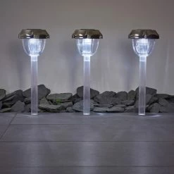 Hofstein Groningen 3er Set Solarleuchte LED Edelstahl, Transparent, Klar, 2-flammig, Farbwechsler 28 Hofstein Groningen 3er Set Solarleuchte LED Edelstahl, Transparent, Klar, 2-flammig, Farbwechsler -Günstiges Solarleuchten Geschäft groningen 3er set solarleuchte h3371107 10