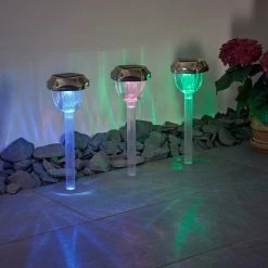 Hofstein Groningen 3er Set Solarleuchte LED Edelstahl, Transparent, Klar, 2-flammig, Farbwechsler 24 Hofstein Groningen 3er Set Solarleuchte LED Edelstahl, Transparent, Klar, 2-flammig, Farbwechsler -Günstiges Solarleuchten Geschäft groningen 3er set solarleuchte h3371107 6