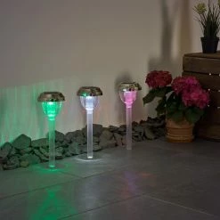 Hofstein Groningen 3er Set Solarleuchte LED Edelstahl, Transparent, Klar, 2-flammig, Farbwechsler 27 Hofstein Groningen 3er Set Solarleuchte LED Edelstahl, Transparent, Klar, 2-flammig, Farbwechsler -Günstiges Solarleuchten Geschäft groningen 3er set solarleuchte h3371107 9