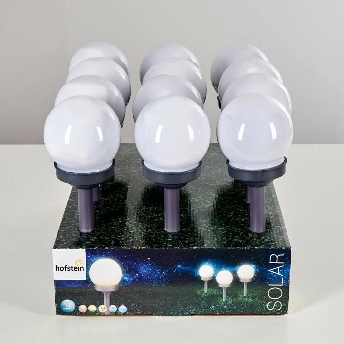 Hofstein Hakon 12er Set Solar-Wegeleuchte LED Grau, 1-flammig 13 Hofstein Hakon 12er Set Solar-Wegeleuchte LED Grau, 1-flammig – Bild 11